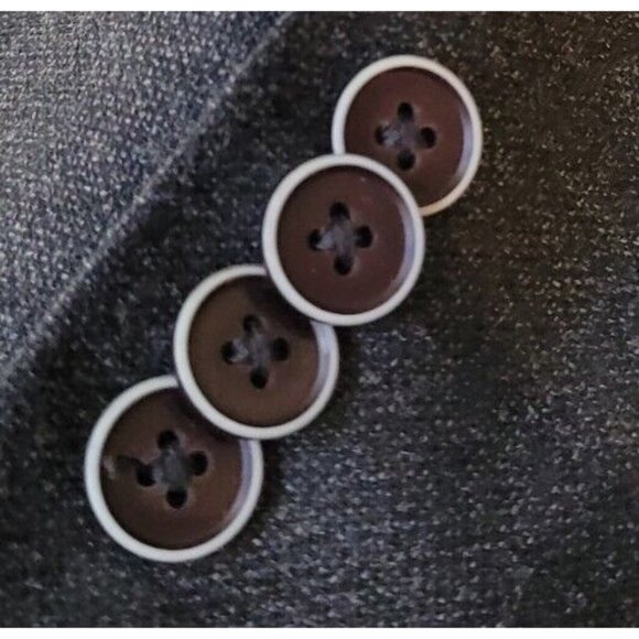 Tommy Hilfiger 40R Men's Blazer Charcoal Gray Two-Button/Vent Lightweight B522 - Picture 3 of 9